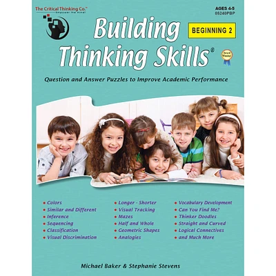 The Critical Thinking Co.™ Building Thinking Skills®, Beginning 2, Grade PreK