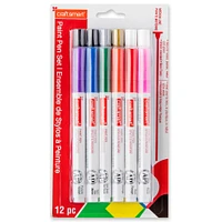 Medium Line 12 Color Paint Pen Set by Craft Smart®