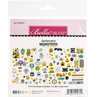 Bella Blvd™ Monsters & Friends Cardstock Ephemera Icons