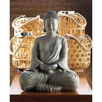 16.5" Meditation Buddha Statue