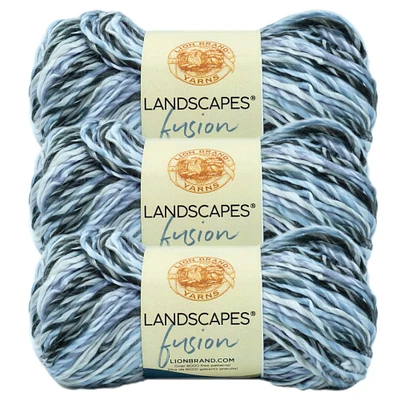 3 Pack Lion Brand® Landscapes® Fusion Yarn