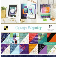 Dcwv® Ocean Wonder 12" x 12" Cardstock Paper, 36 Sheets