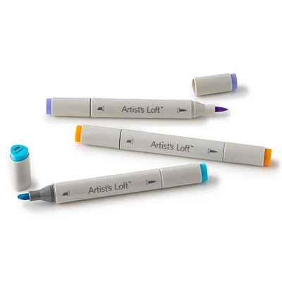Pastel Level 2 Dual Tip Sketch Marker Set by Artist’s Loft™