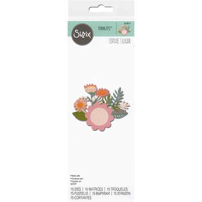 Sizzix® Thinlits® Floral Tropics Die Set