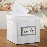 Kate Aspen® Rustic Wood Gift Card Box