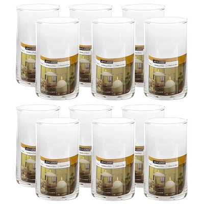 12 Pack: 6" Cylinder Glass Candle Holder by Ashland®