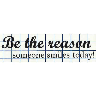 Leisure Arts® Vinyl Be the Reason Someone Smiles Today Black Wall Decal