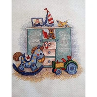 MP Studia I Was Born - Boy. Cross Stitch Kit