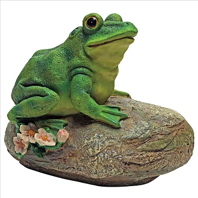 Design Toscano 7" Thurston the Frog Garden Rock Statue