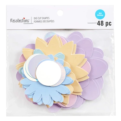 Pastel Flower Die Cut Shapes by Recollections™