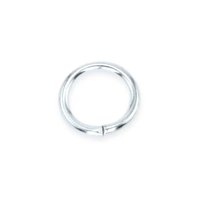 Beadalon® Round Silver-Plated Jump Rings, 80ct.
