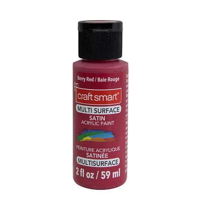 12 Pack: Multi-Surface Premium Satin Acrylic Paint by Craft Smart