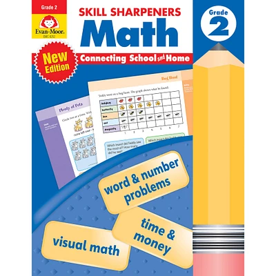 Evan-Moor Educational Publishers Skill Sharpeners: Math, Grade 2