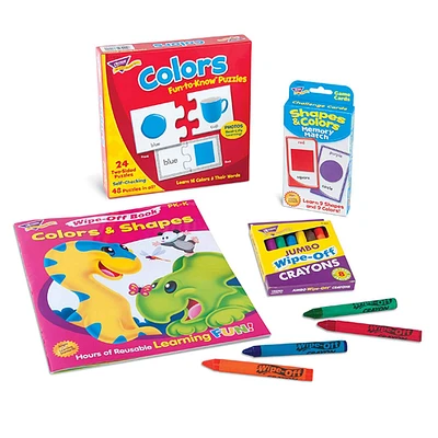 Trend Enterprises® Colors & Shapes Learning Fun Pack Set