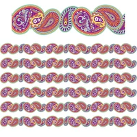 Eureka® Positively Paisley Deco Trim® Extra Wide Die Cut, 222ft.