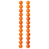 Round Orange Quartzite Beads, 8mm by Bead Landing™