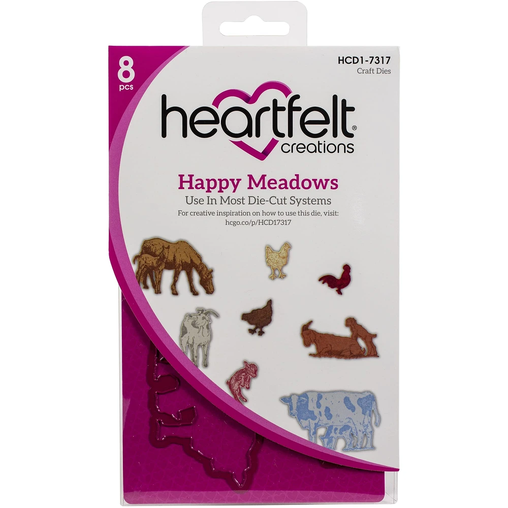 Heartfelt® Creations Happy Meadows Cut & Emboss Dies