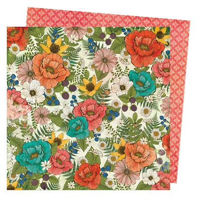 American Crafts™ Vicki Boutin Fernwood Flora & Fauna Double-Sided Cardstock, 12" x 12"
