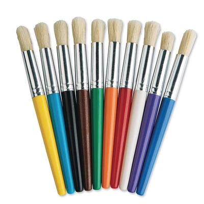 S&S® Worldwide Assorted Stubby Brush Set