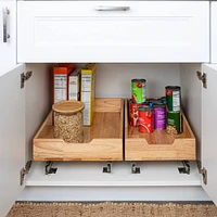 Household Essentials Glidez Wood Cabinet Organizer