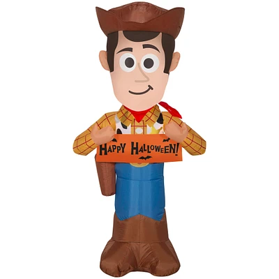 3.5ft. Airblown® Inflatable Halloween Woody with Banner