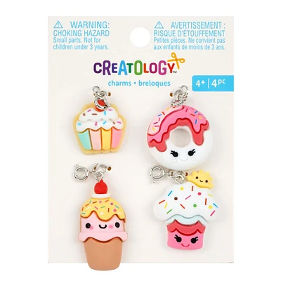 12 Pack: Cupcake & Donut Charm Set by Creatology™