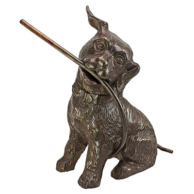 Design Toscano Bronze Raining Dogs Piped Garden Statue