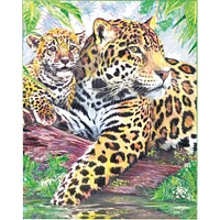 Royal & Langnickel® Jaguars by the Pool Colour Pencil™ by Number Kit