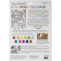 Dimensions® Pencilworks™ Flowering Owl Color By Number Kit