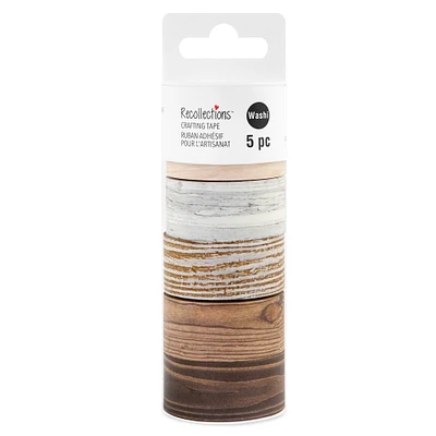 Wood Grain Crafting Washi Tape Set by Recollections™