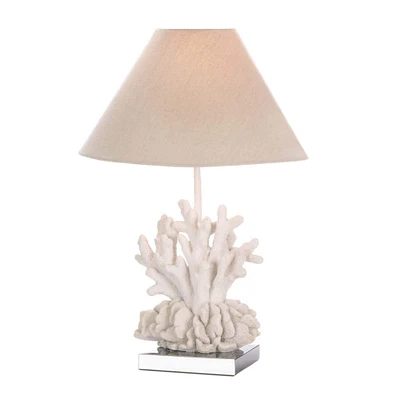 20.5'' White Coral Lamp