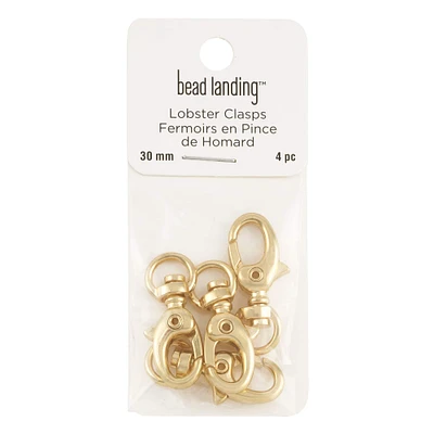 30mm Gold Lobster Clasps by Bead Landing™