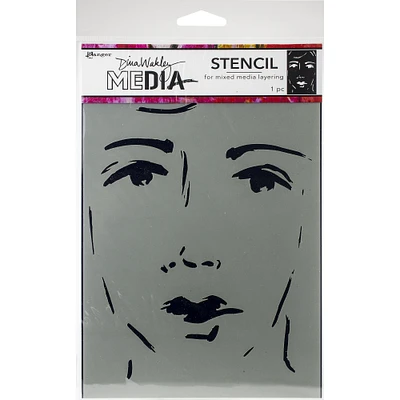 Dina Wakley Media She Sees Stencil