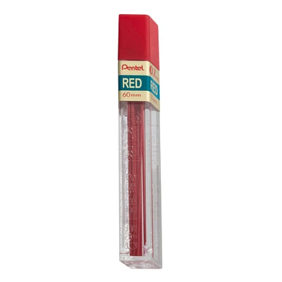 Pentel® Red 0.7mm Hi-Polymer Lead Refills