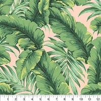 Pkl Studio Blush Palm Coast Cotton Home Décor Fabric