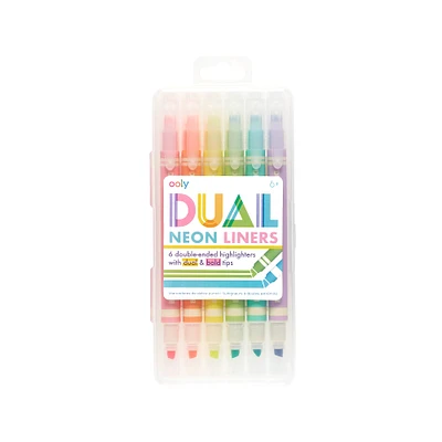 OOLY Dual Liner Double-Ended Highlighters Set