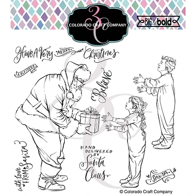 Colorado Craft Company Big & Bold Believe Clear Stamps