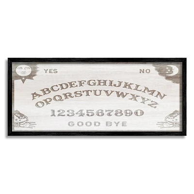 Stupell Industries Spooky Vintage Ouija Board Framed Giclee Art