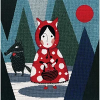 RTO She Has A Red Hooded Coat Counted Cross Stitch Kit