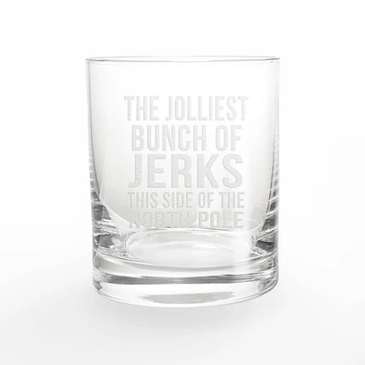 11oz. Jolliest Bunch of Jerks Whiskey Glass