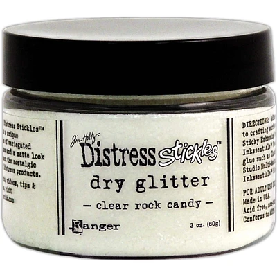 Tim Holtz® Distress Clear Rock Candy Stickles Dry Glitter