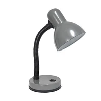 Simple Designs 14.5" Basic Metal Desk Lamp with Flexible Hose Neck