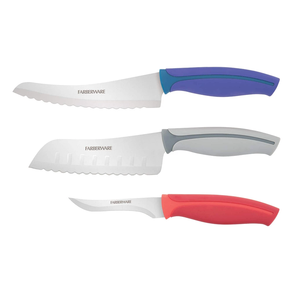 Farberware Precise 3-Piece Utility Knife Set