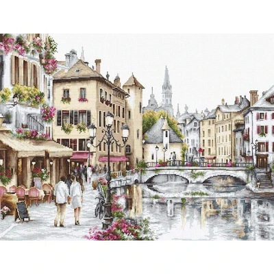 Luca-s Lake Annecy Counted Cross Stitch Kit