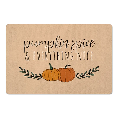 Pumpkin Spice & Everything Nice Floor Mat