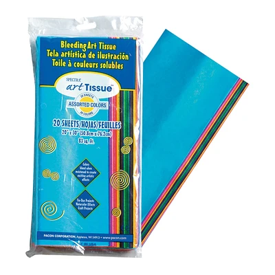 Pacon® Spectra® Art Tissue™ 20" x 30" Assorted Colors Sheets, 20ct.