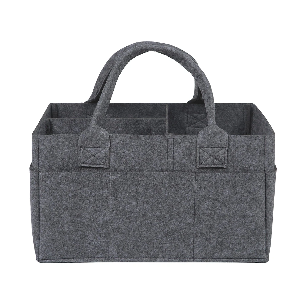 Sammy & Lou® Meduim Gray Felt Storage Caddy