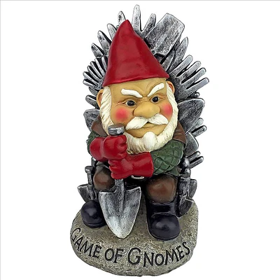 Design Toscano 10" Game of Gnomes Garden Gnome Statue