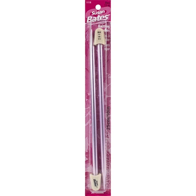 Susan Bates® Silvalume® 10" Single Point Knitting Needles