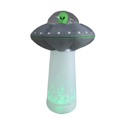 7ft. Inflatable Alien UFO with Inferno Tractor Beam